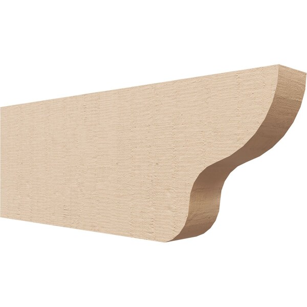 Ekena Millwork 2in. W x 6in. H x 16in. L Greensboro Woodgrain TimberThane Rafter Tail, Primed Tan RFTUR02X06X16GRNRCPR - main
